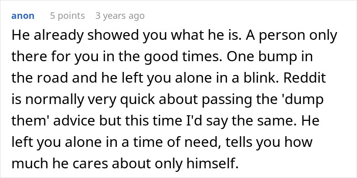 Man Thinks He Can Call Off Divorce After Abandoning Husband In The Hardest Moment, Gets A Reality Check Man Thinks He Can Call Off Divorce After Abandoning Husband In The Hardest Moment, Gets A Reality Check