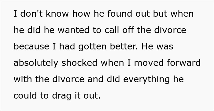 Man Thinks He Can Call Off Divorce After Abandoning Husband In The Hardest Moment, Gets A Reality Check Man Thinks He Can Call Off Divorce After Abandoning Husband In The Hardest Moment, Gets A Reality Check