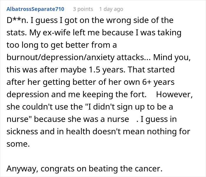 Man Thinks He Can Call Off Divorce After Abandoning Husband In The Hardest Moment, Gets A Reality Check Man Thinks He Can Call Off Divorce After Abandoning Husband In The Hardest Moment, Gets A Reality Check