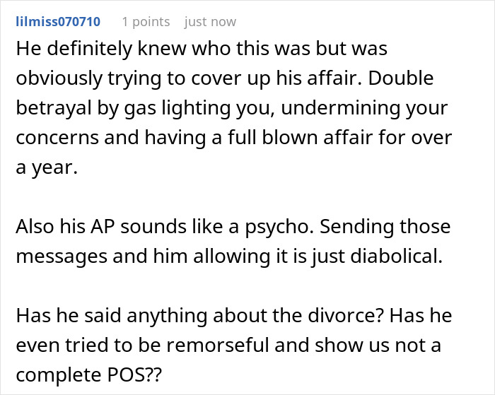 Woman Suspects Husband Is A “Psychopath” After Horrifying Texts, But The Truth Turns Out To Be Even Worse Woman Suspects Husband Is A “Psychopath” After Horrifying Texts, But The Truth Turns Out To Be Even Worse