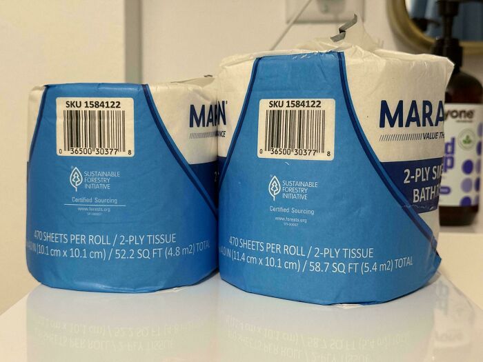 &ldquo;America, Are We Great Yet?&rdquo;: 97 Times Shrinkflation Was So Obvious It Felt Like A Legal Scam (New Pics)