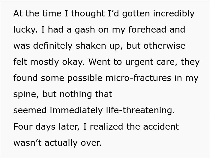 Guy Coughs Up Blood 4 Days After A Car Accident, Warns Others To Take Crashes More Seriously Guy Coughs Up Blood 4 Days After A Car Accident, Warns Others To Take Crashes More Seriously