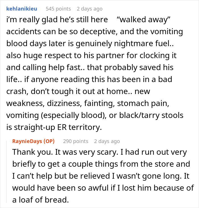 Guy Coughs Up Blood 4 Days After A Car Accident, Warns Others To Take Crashes More Seriously Guy Coughs Up Blood 4 Days After A Car Accident, Warns Others To Take Crashes More Seriously