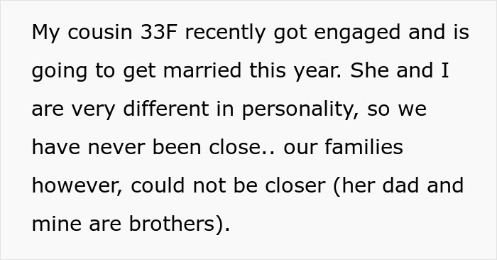 Woman Agrees To Host Cousin’s Wedding At Her Home, Pulls The Plug After Bridezilla Shows Her True Colors Woman Agrees To Host Cousin’s Wedding At Her Home, Pulls The Plug After Bridezilla Shows Her True Colors