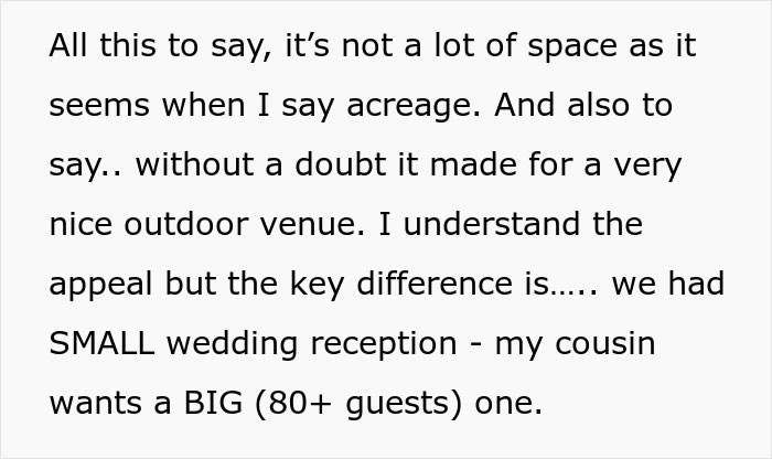 Woman Agrees To Host Cousin’s Wedding At Her Home, Pulls The Plug After Bridezilla Shows Her True Colors Woman Agrees To Host Cousin’s Wedding At Her Home, Pulls The Plug After Bridezilla Shows Her True Colors