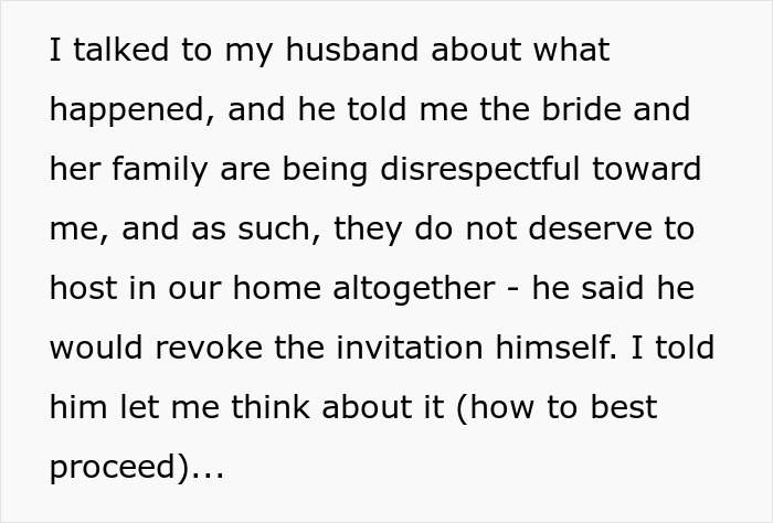 Woman Agrees To Host Cousin’s Wedding At Her Home, Pulls The Plug After Bridezilla Shows Her True Colors Woman Agrees To Host Cousin’s Wedding At Her Home, Pulls The Plug After Bridezilla Shows Her True Colors