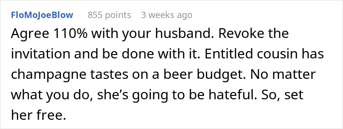 Woman Agrees To Host Cousin’s Wedding At Her Home, Pulls The Plug After Bridezilla Shows Her True Colors Woman Agrees To Host Cousin’s Wedding At Her Home, Pulls The Plug After Bridezilla Shows Her True Colors