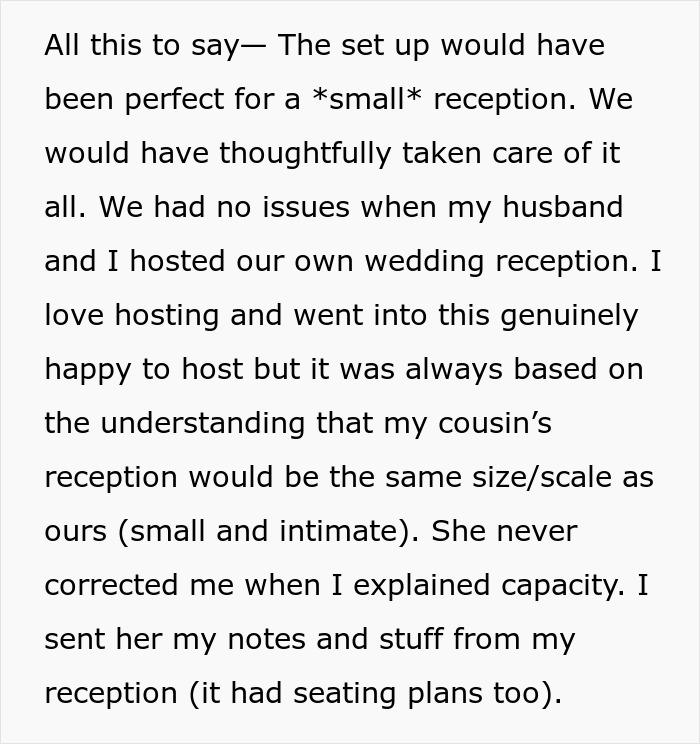 Woman Agrees To Host Cousin’s Wedding At Her Home, Pulls The Plug After Bridezilla Shows Her True Colors Woman Agrees To Host Cousin’s Wedding At Her Home, Pulls The Plug After Bridezilla Shows Her True Colors
