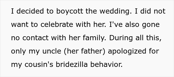 Woman Agrees To Host Cousin’s Wedding At Her Home, Pulls The Plug After Bridezilla Shows Her True Colors Woman Agrees To Host Cousin’s Wedding At Her Home, Pulls The Plug After Bridezilla Shows Her True Colors