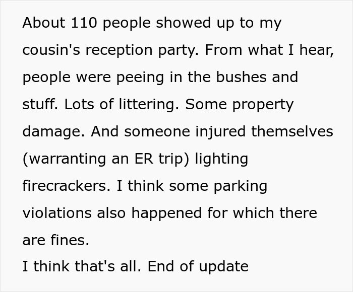 Woman Agrees To Host Cousin’s Wedding At Her Home, Pulls The Plug After Bridezilla Shows Her True Colors Woman Agrees To Host Cousin’s Wedding At Her Home, Pulls The Plug After Bridezilla Shows Her True Colors