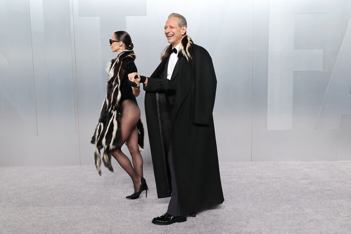 Jeff Goldblum&rsquo;s Wife Emilie, 43, Turns Heads With Pantsless Look For Oscars Afterparty