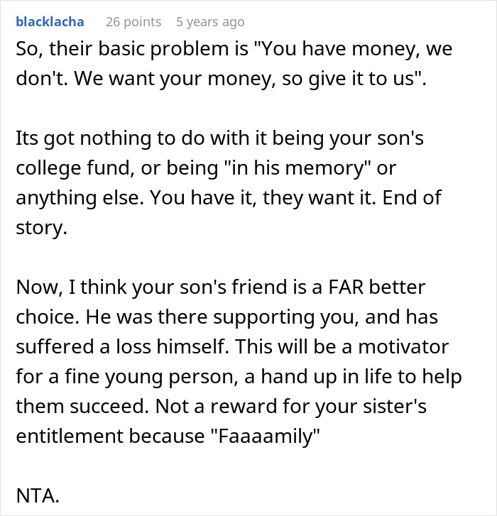 Entitled Family Expects To Profit Off This Dad’s Heartbreaking Loss, Gets A Well-Deserved Reality Check Entitled Family Expects To Profit Off This Dad’s Heartbreaking Loss, Gets A Well-Deserved Reality Check