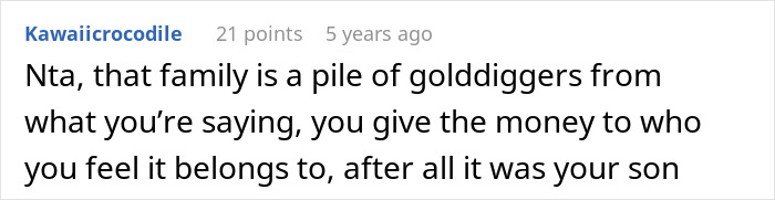 Entitled Family Expects To Profit Off This Dad’s Heartbreaking Loss, Gets A Well-Deserved Reality Check Entitled Family Expects To Profit Off This Dad’s Heartbreaking Loss, Gets A Well-Deserved Reality Check