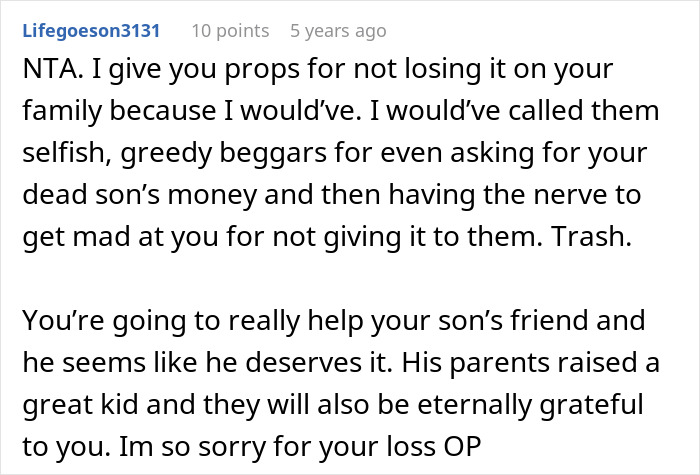 Entitled Family Expects To Profit Off This Dad’s Heartbreaking Loss, Gets A Well-Deserved Reality Check Entitled Family Expects To Profit Off This Dad’s Heartbreaking Loss, Gets A Well-Deserved Reality Check