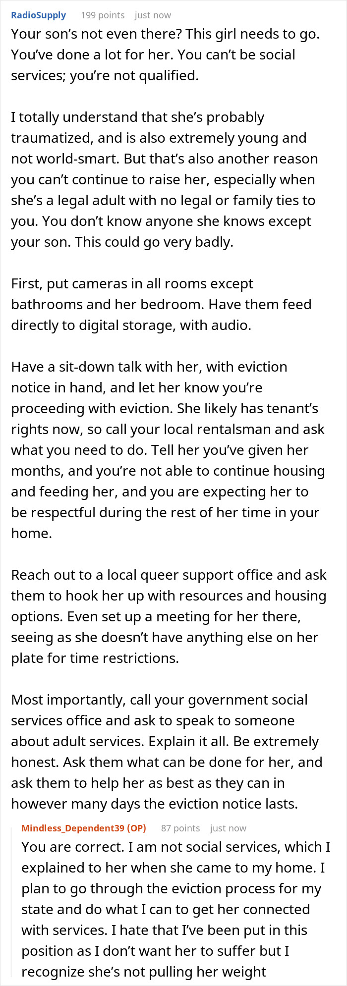 Random Internet Stranger Starts Living With BF’s Family, His Mom Aghast At How Bad Things Turn Out Random Internet Stranger Starts Living With BF’s Family, His Mom Aghast At How Bad Things Turn Out