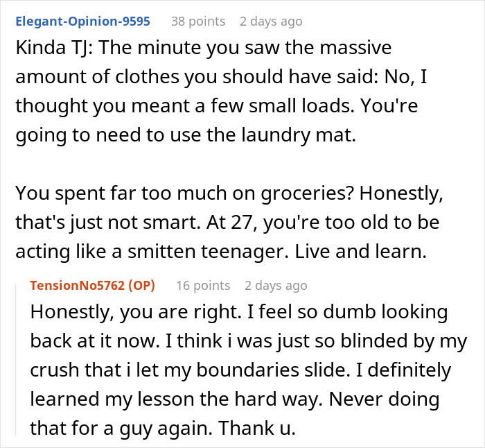 Deceitful Man Takes Advantage Of Woman’s Crush, Uses Her For Washer And Free Food, She Kicks Him Out Deceitful Man Takes Advantage Of Woman’s Crush, Uses Her For Washer And Free Food, She Kicks Him Out