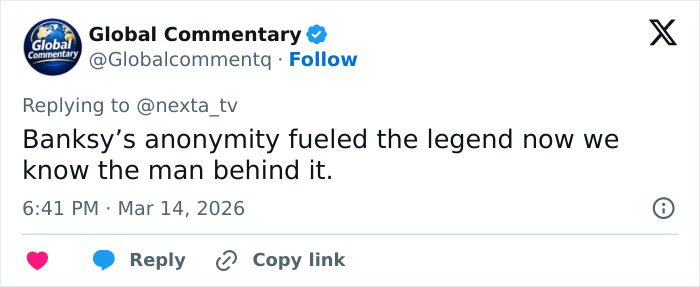 Guerrilla Artist Banksy’s True Identity Finally Revealed By Bombshell Investigation