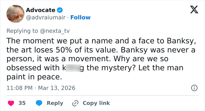 Guerrilla Artist Banksy’s True Identity Finally Revealed By Bombshell Investigation