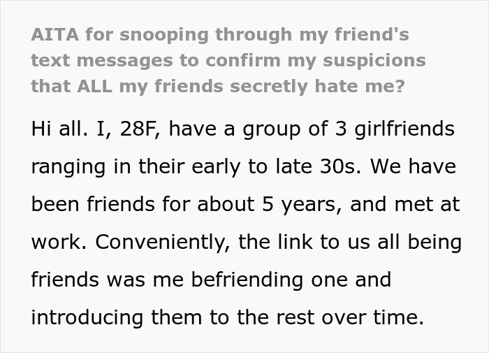 Suspicious Woman Trusts Her Gut Instinct And Unearths A Diabolical Conspiracy By Her Best Friends