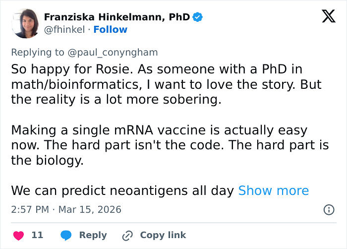 Determined Guy Teams Up With AI To Create Cancer Vaccine For Beloved Dog, Succeeds Against All Odds
