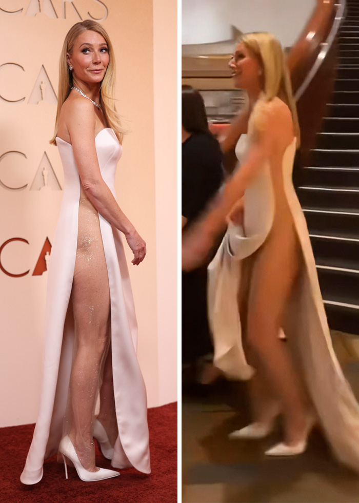 A Look Back At Gwyneth Paltrow’s Past Oscars Looks Going Back To 1994 After This Year’s Awkward Wardrobe Malfunction A Look Back At Gwyneth Paltrow’s Past Oscars Looks Going Back To 1994 After This Year’s Awkward Wardrobe Malfunction