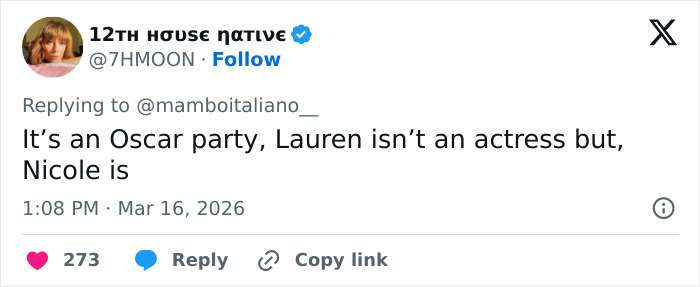 Oscars Party Drama As Nicole Kidman’s Weird Moment With Lauren Sánchez Has Fans Talking