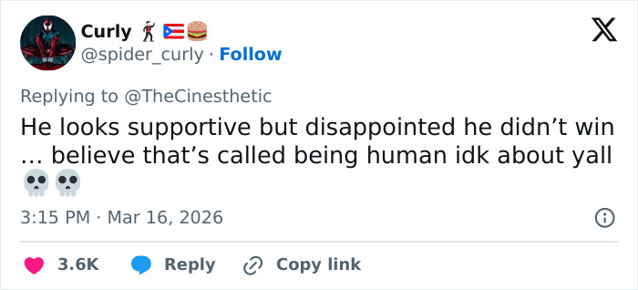 Body Language Expert Explains Timothée Chalamet’s Odd Reaction To Michael B. Jordan’s Win Body Language Expert Explains Timothée Chalamet’s Odd Reaction To Michael B. Jordan’s Win