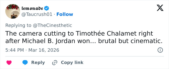 Body Language Expert Explains Timothée Chalamet’s Odd Reaction To Michael B. Jordan’s Win Body Language Expert Explains Timothée Chalamet’s Odd Reaction To Michael B. Jordan’s Win