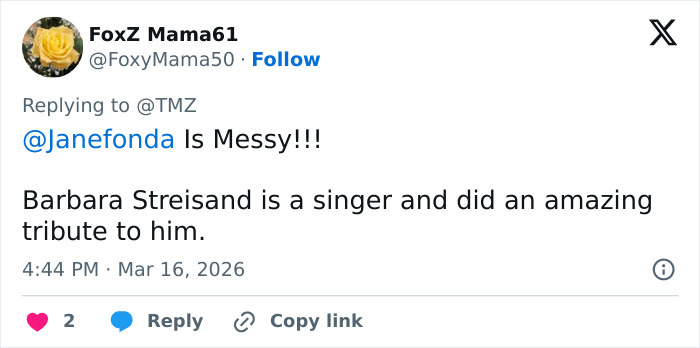 Jane Fonda Has Strong Opinion On Barbra Streisand’s Robert Redford Oscars Tribute Jane Fonda Has Strong Opinion On Barbra Streisand’s Robert Redford Oscars Tribute