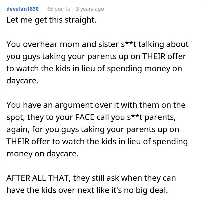 Dad Stops Letting His Parents Babysit After Hearing What They Really Think About It Dad Stops Letting His Parents Babysit After Hearing What They Really Think About It