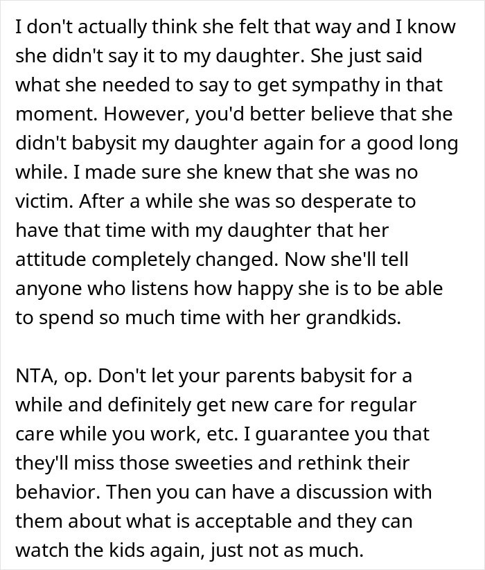 Dad Stops Letting His Parents Babysit After Hearing What They Really Think About It Dad Stops Letting His Parents Babysit After Hearing What They Really Think About It