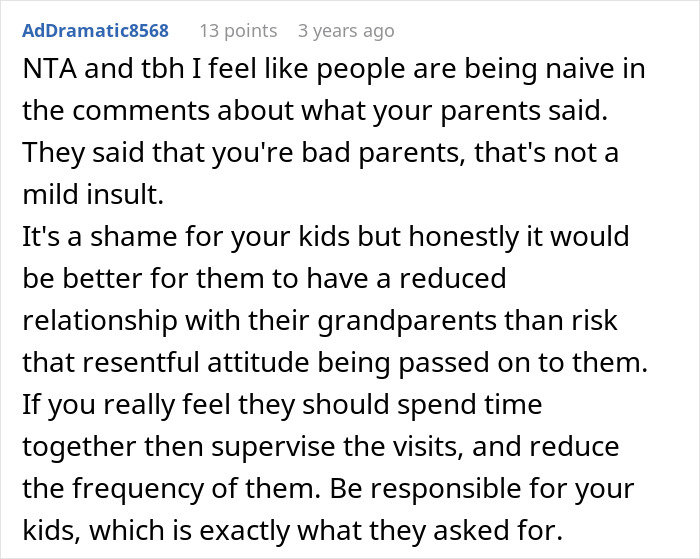 Dad Stops Letting His Parents Babysit After Hearing What They Really Think About It Dad Stops Letting His Parents Babysit After Hearing What They Really Think About It