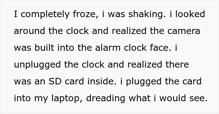 Woman Finds Out Boyfriend Has Been Filming Her With Secret Camera: “I Completely Froze, I Was Shaking”