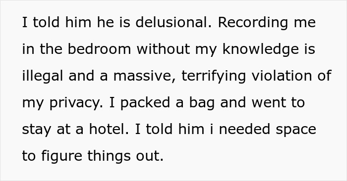 Woman Finds Out Boyfriend Has Been Filming Her With Secret Camera: “I Completely Froze, I Was Shaking”