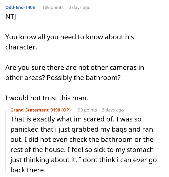 Woman Finds Out Boyfriend Has Been Filming Her With Secret Camera: “I Completely Froze, I Was Shaking”