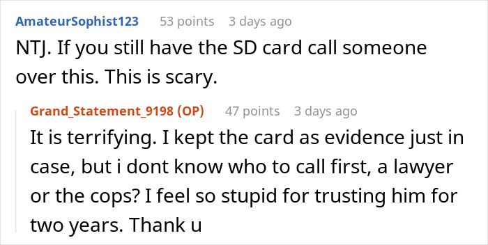 Woman Finds Out Boyfriend Has Been Filming Her With Secret Camera: “I Completely Froze, I Was Shaking”