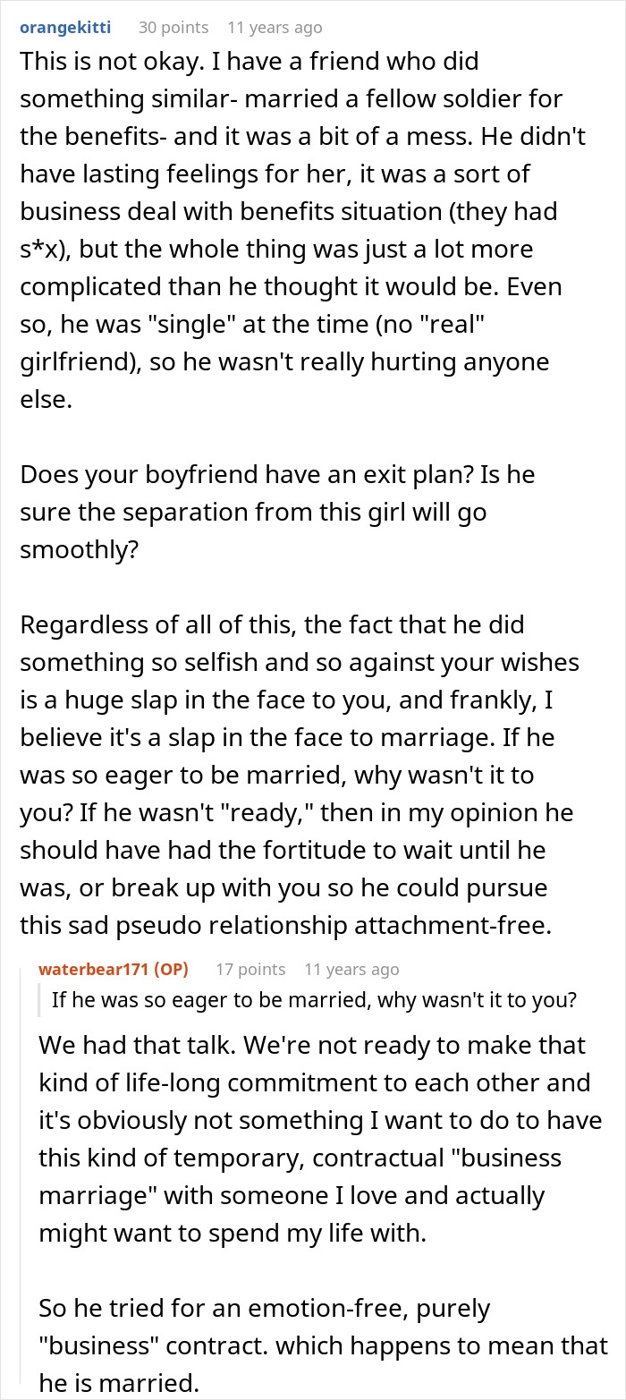 Woman Questions Her Sanity After Military Boyfriend Marries Someone Else And Calls It &ldquo;Normal&rdquo;