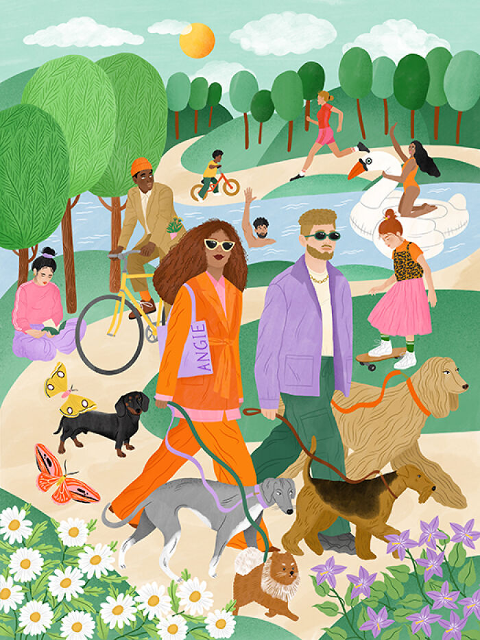 30 Vibrant Illustrations That Celebrate Feminine Energy In A Fun And Playful Way By This Dutch Illustrator