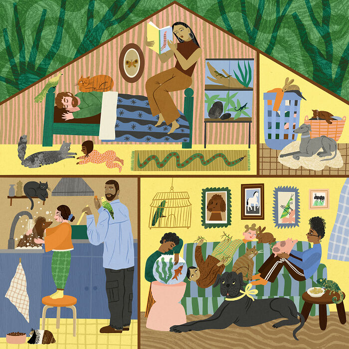 30 Vibrant Illustrations That Celebrate Feminine Energy In A Fun And Playful Way By This Dutch Illustrator