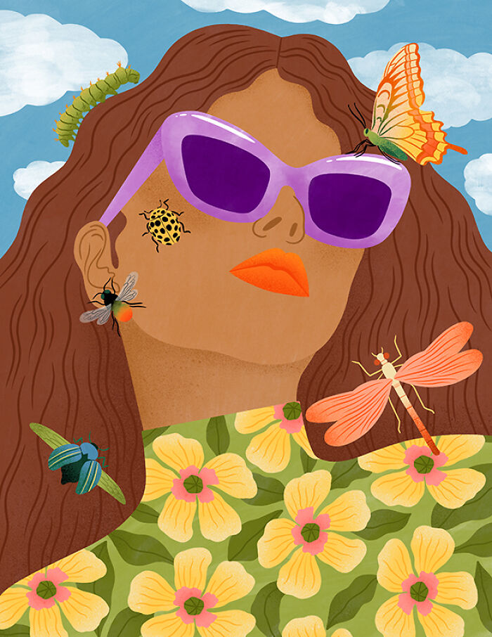 30 Vibrant Illustrations That Celebrate Feminine Energy In A Fun And Playful Way By This Dutch Illustrator