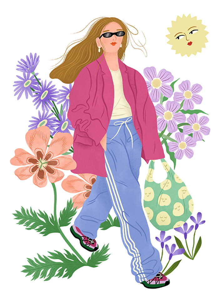 30 Vibrant Illustrations That Celebrate Feminine Energy In A Fun And Playful Way By This Dutch Illustrator