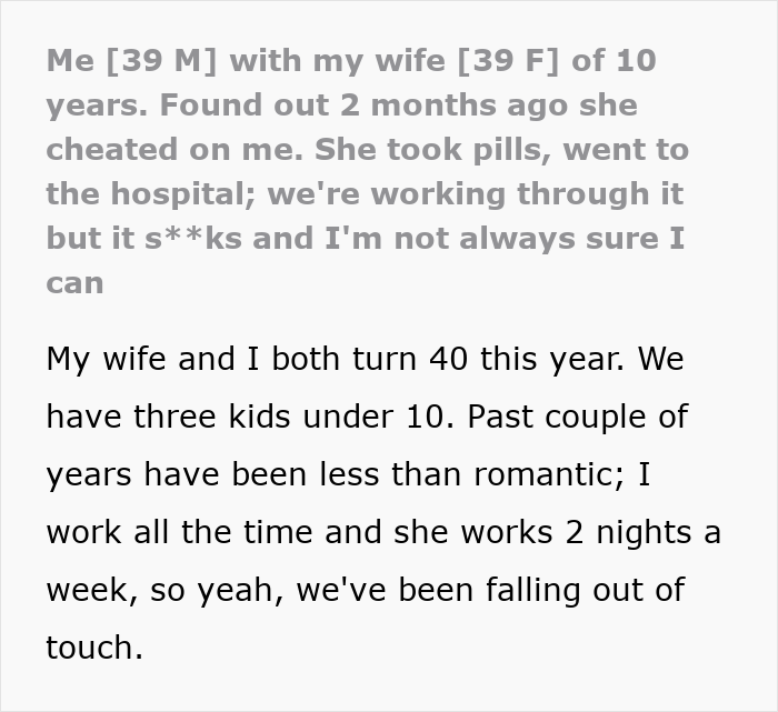Wife’s Attempt To Cheat Turns Out To Be A Manic Episode, Husband Reflects 10 Years Later