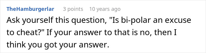 Wife’s Attempt To Cheat Turns Out To Be A Manic Episode, Husband Reflects 10 Years Later