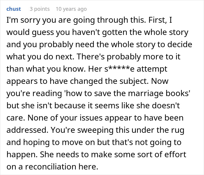 Wife’s Attempt To Cheat Turns Out To Be A Manic Episode, Husband Reflects 10 Years Later