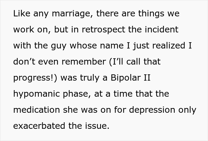 Wife’s Attempt To Cheat Turns Out To Be A Manic Episode, Husband Reflects 10 Years Later
