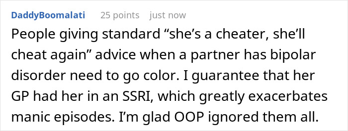 Wife’s Attempt To Cheat Turns Out To Be A Manic Episode, Husband Reflects 10 Years Later