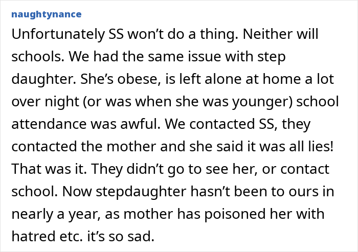 Unbothered Dad Sets No Rules For 9YO, Mom Unable To Intervene Or Get Help From Social Services