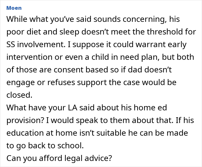 Unbothered Dad Sets No Rules For 9YO, Mom Unable To Intervene Or Get Help From Social Services