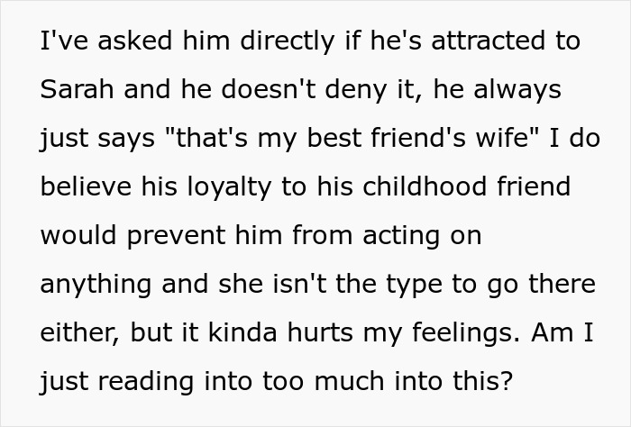 Arrogant Guy Ruthlessly Compares His Devoted GF To Another Man’s Wife, GF Feels Like Second Best