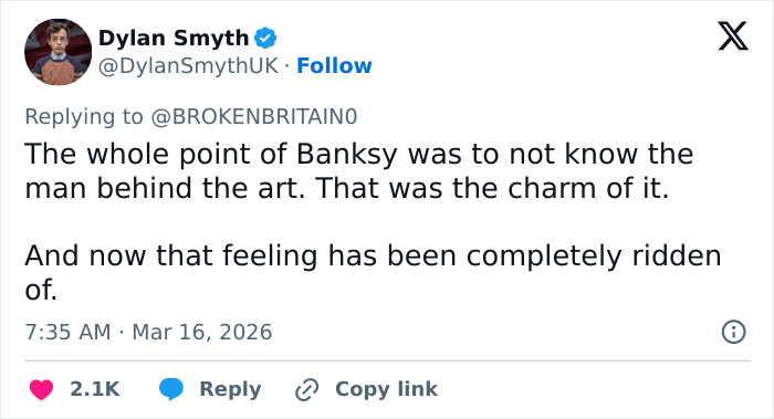 Banksy Fans Convinced His Art Will Plummet In Value After Bombshell Investigation Unmasked His True Identity